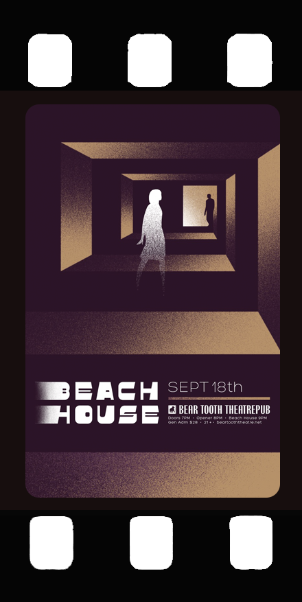 Beach House concert poster