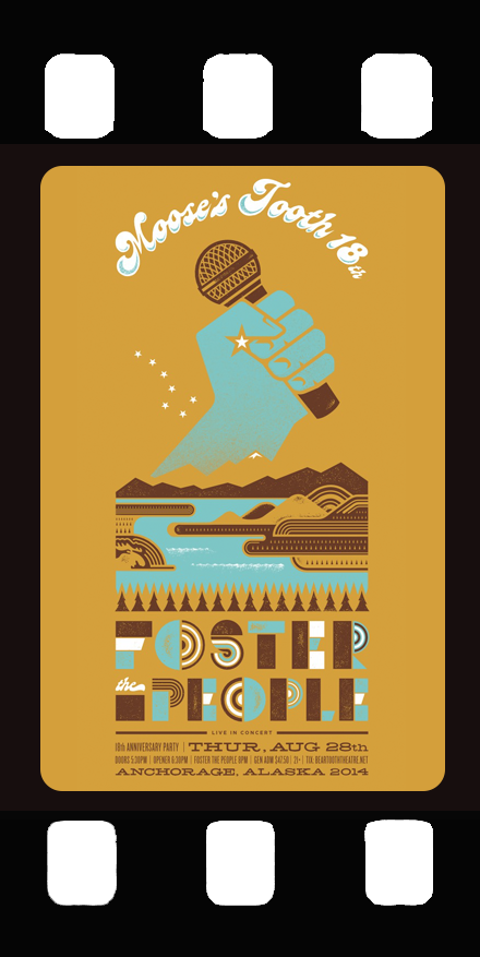 Foster the People concert poster