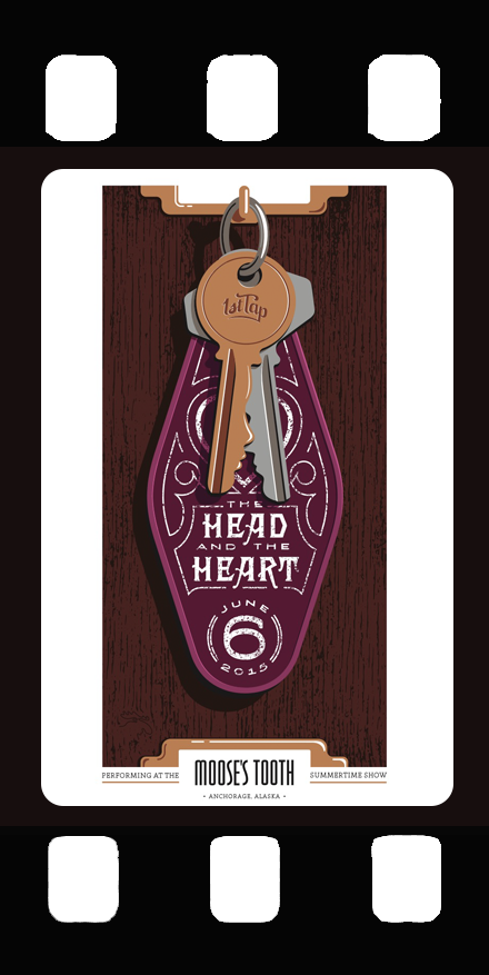 The Head and the Heart concert poster