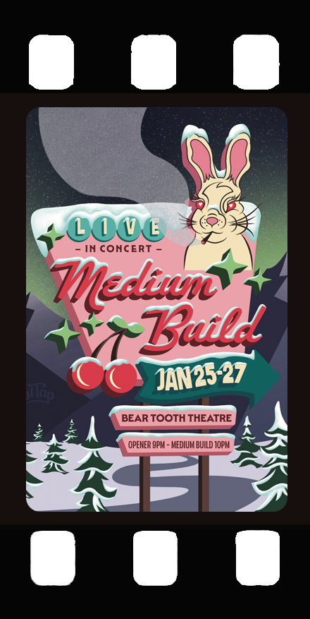 Medium Build concert poster