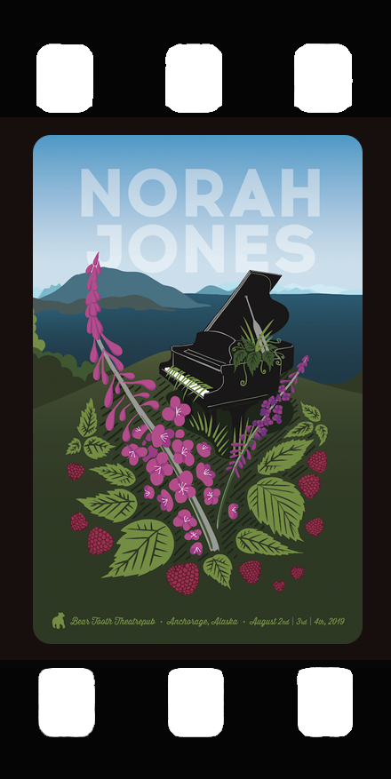 Norah Jones concert poster